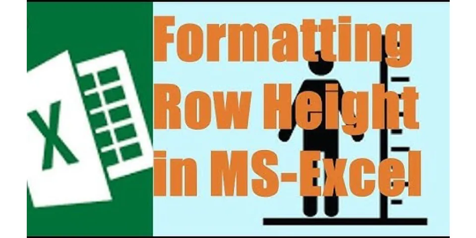 What is the default row height of ms Excel