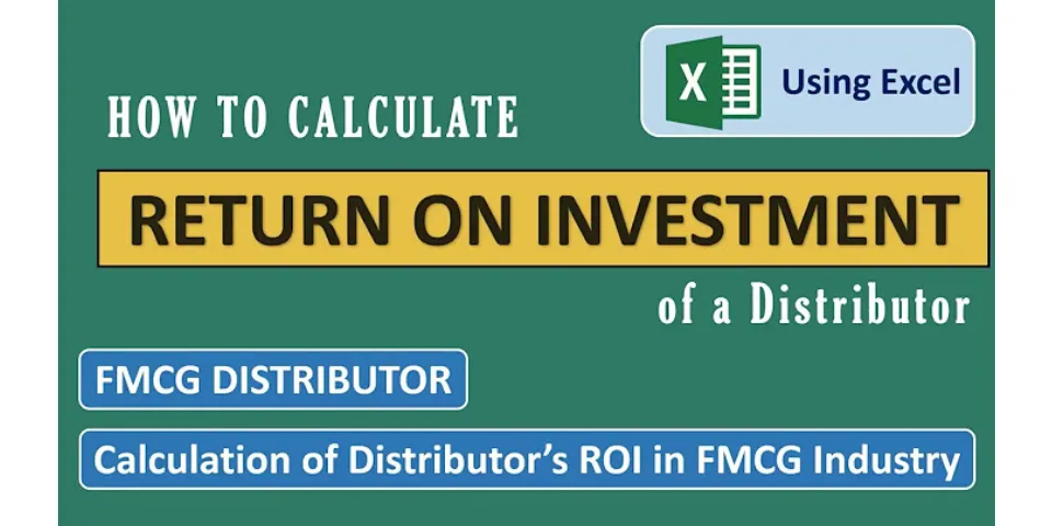 What is the formula of ROI for sales?