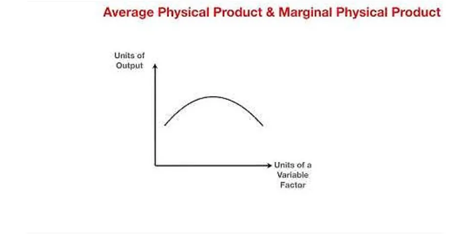 What is the main difference between average physical and marginal physical product?