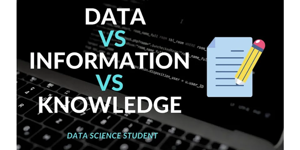 What is the meaning of data and information?