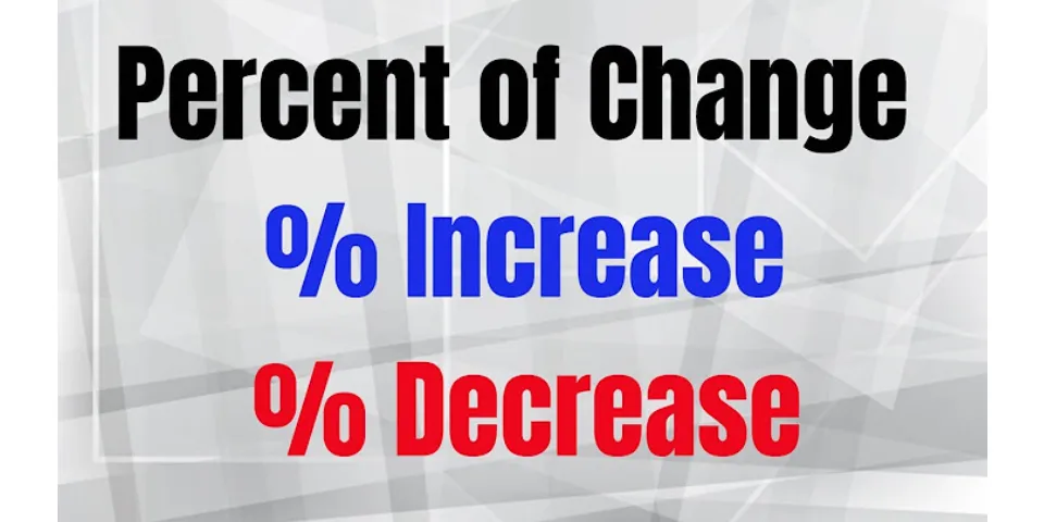 What is the percent of change from 4 to 1