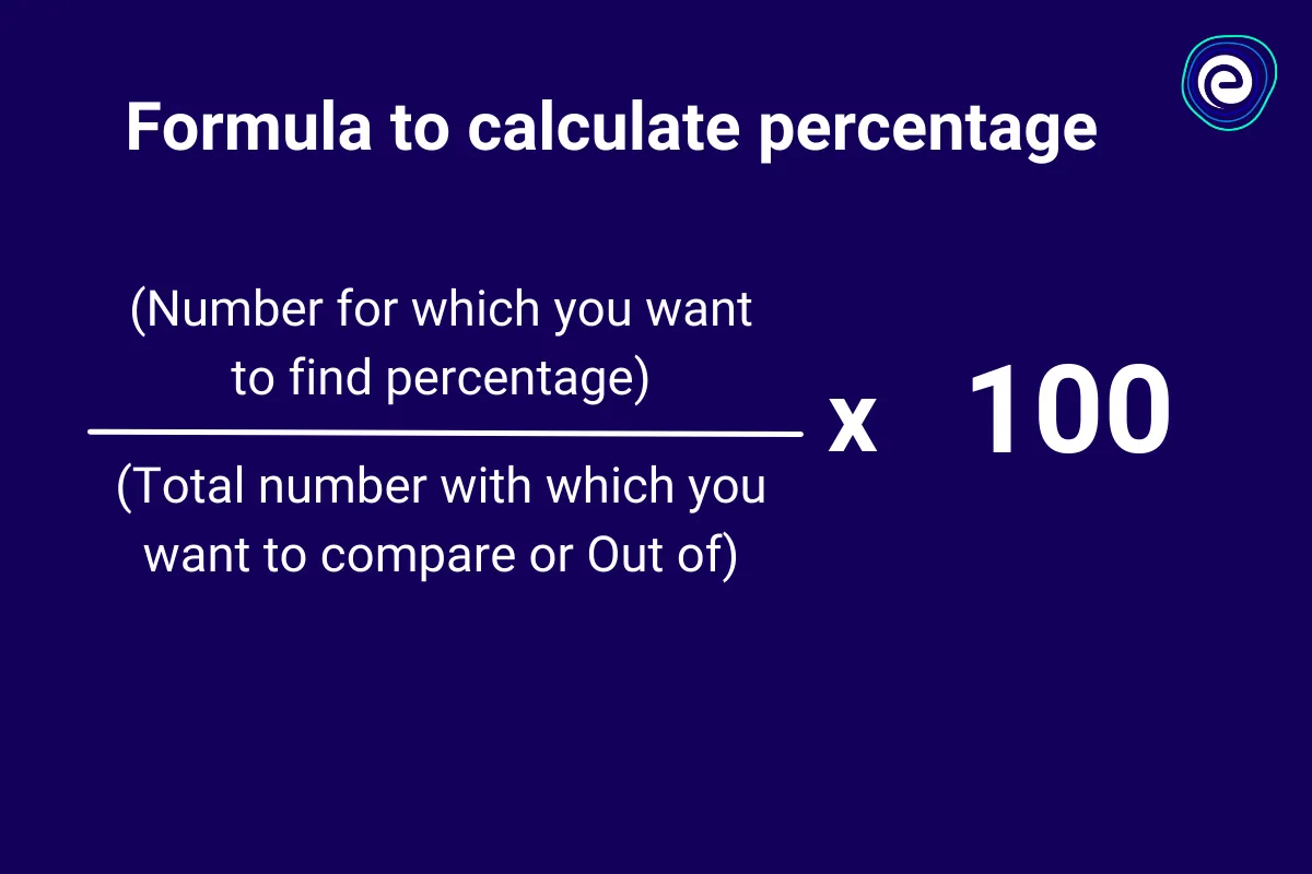 Calculate Percentage- Embibe