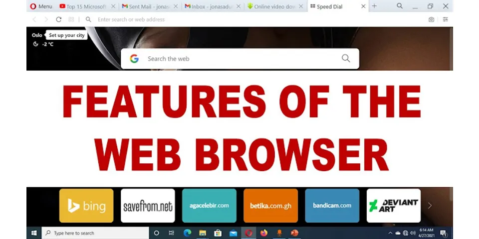 What is the use of an internet browser?