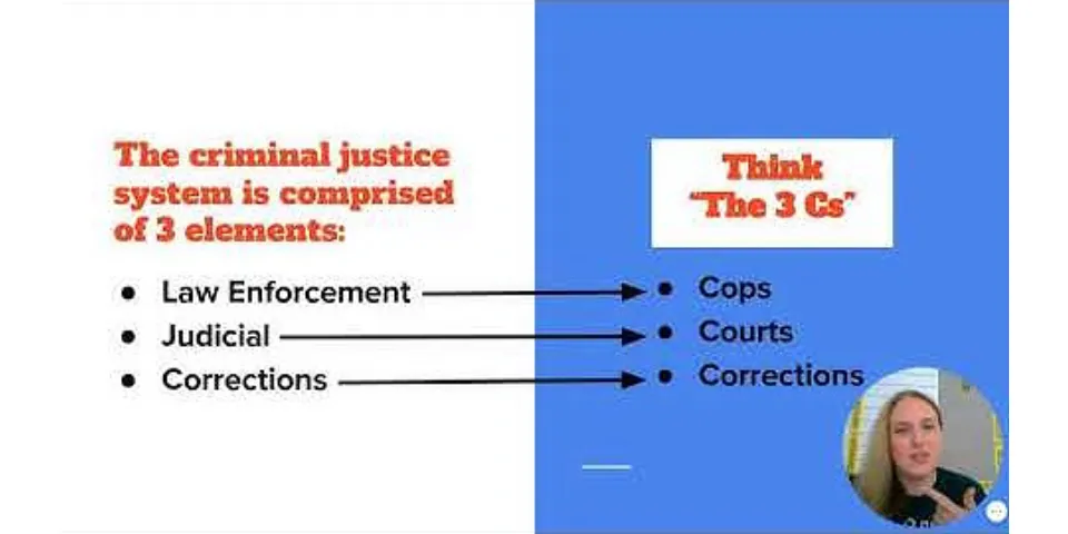What makes up the legal system?