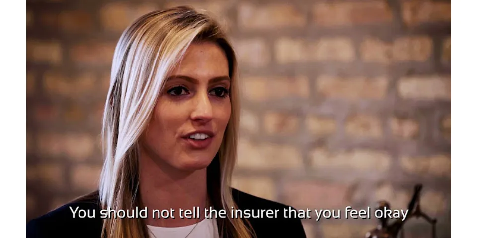 What should you not say to an insurance company?