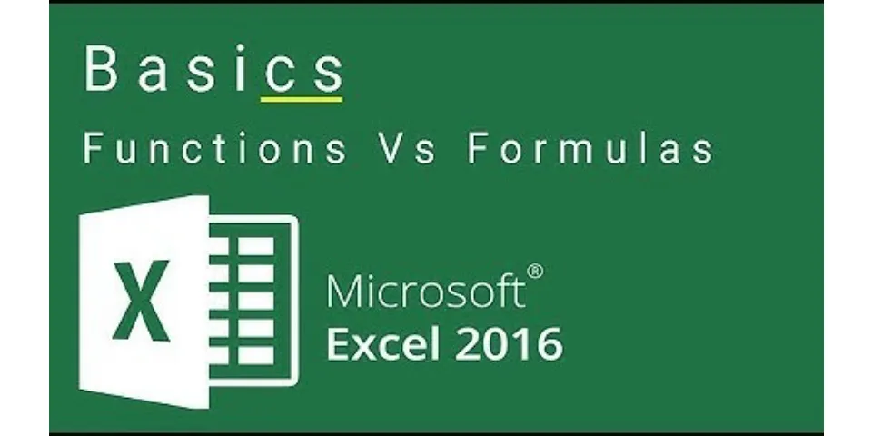 Whats the formula for difference in Excel?