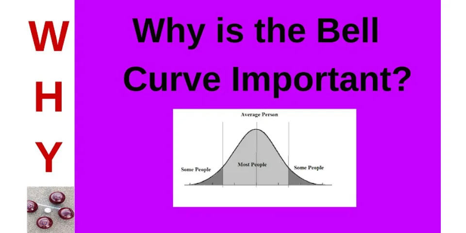 Why bell curve is used?