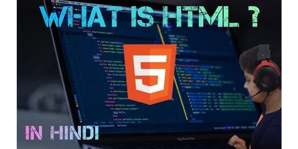 Why HTML is called markup language?